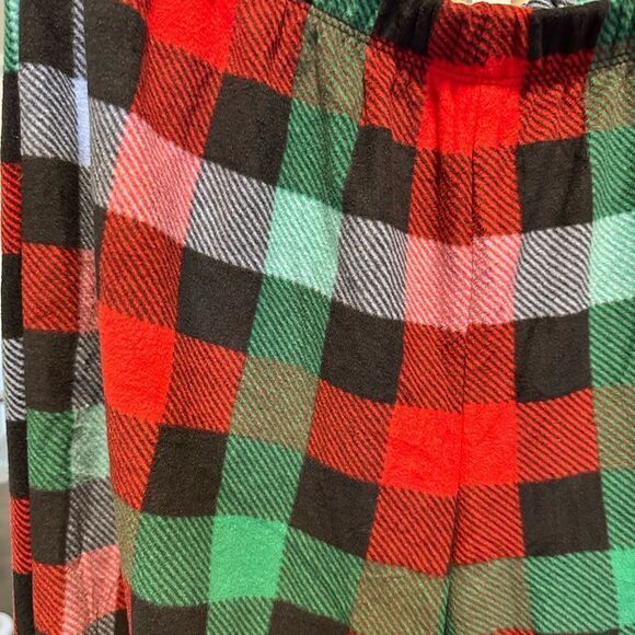 NWT WonderShop Plus Size Red Green Plaid Lounge Sleep Pants & Socks - Size XXL - Picture 3 of 8